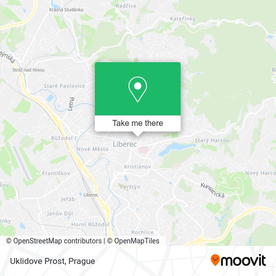 Карта Uklidove Prost