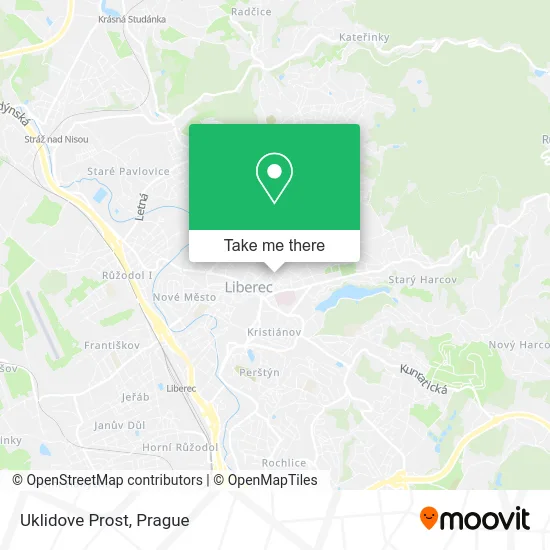 Карта Uklidove Prost