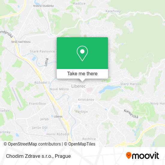 Карта Chodim Zdrave s.r.o.