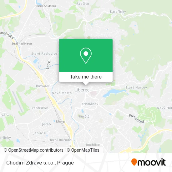 Chodim Zdrave s.r.o. map