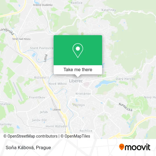 Карта Soňa Kábová