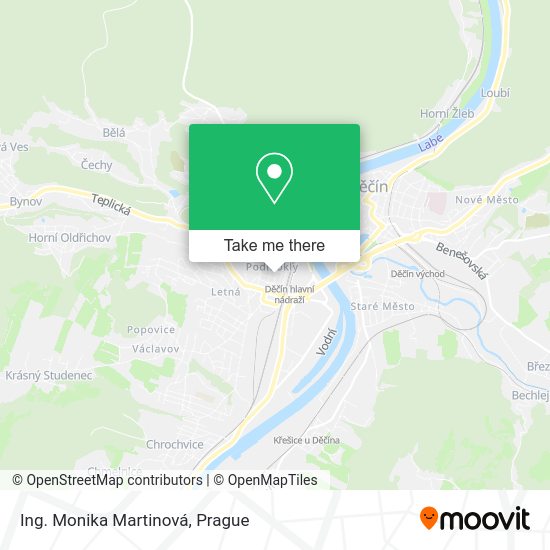 Карта Ing. Monika Martinová