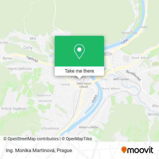 Карта Ing. Monika Martinová