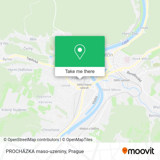 Карта PROCHÁZKA maso-uzeniny