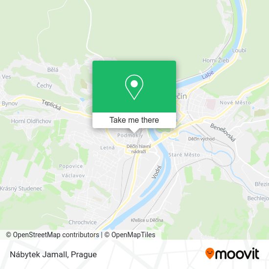 Карта Nábytek Jamall