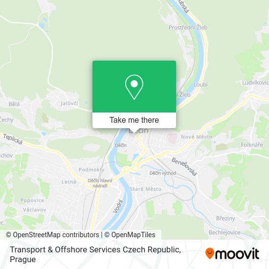 Карта Transport & Offshore Services Czech Republic
