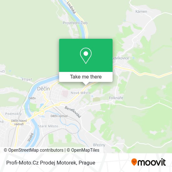 Карта Profi-Moto.Cz Prodej Motorek