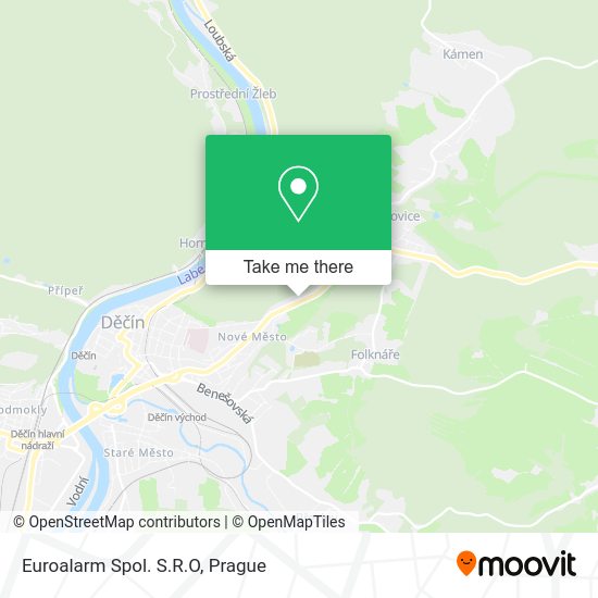 Карта Euroalarm Spol. S.R.O