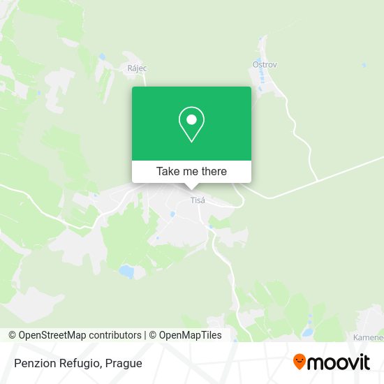 Карта Penzion Refugio
