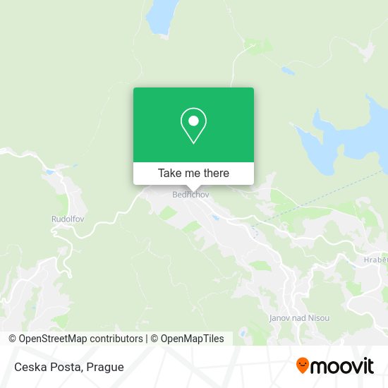 Карта Ceska Posta