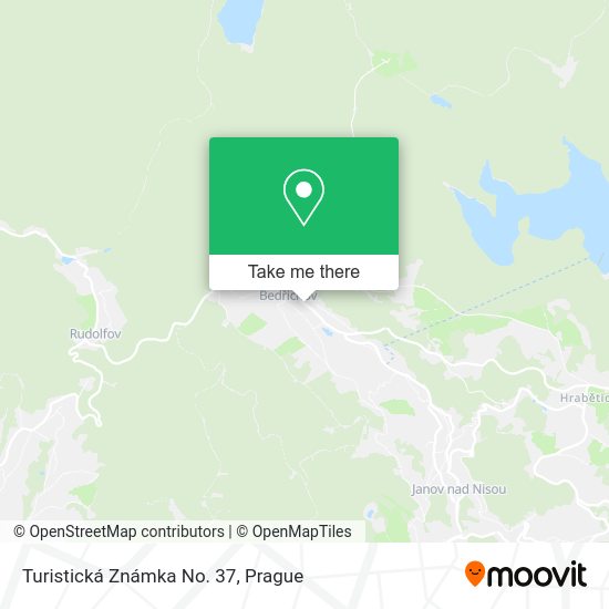 Карта Turistická Známka No. 37