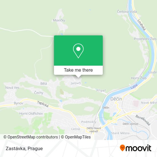 Карта Zastávka