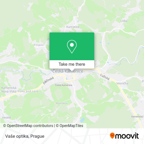 Карта Vaše optika