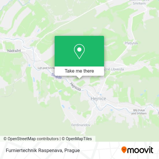 Карта Furniertechnik Raspenava