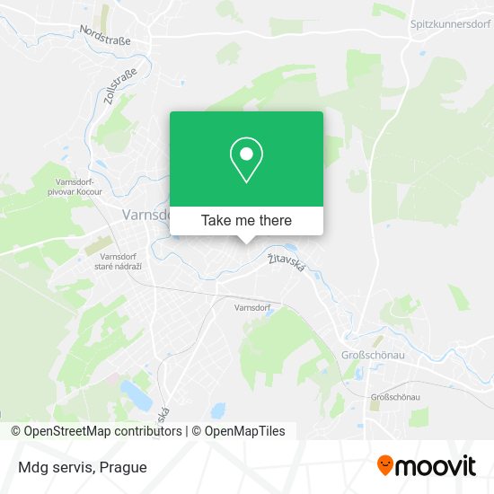Карта Mdg servis