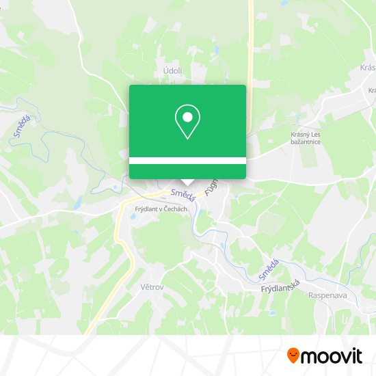 Карта Map Frýdlantsko