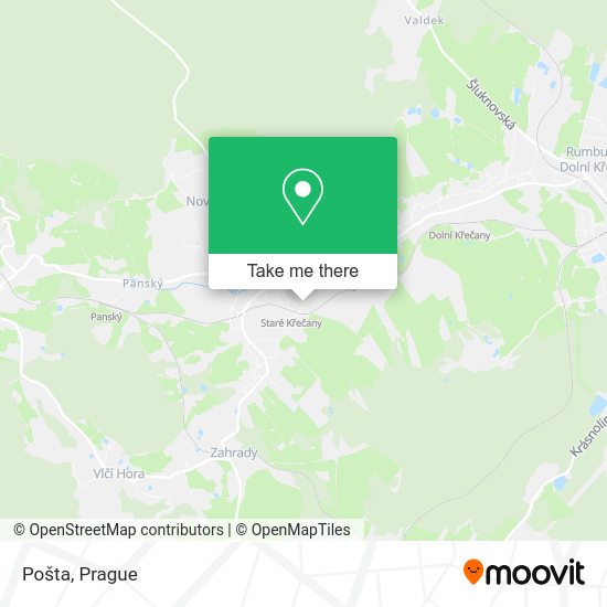 Карта Pošta
