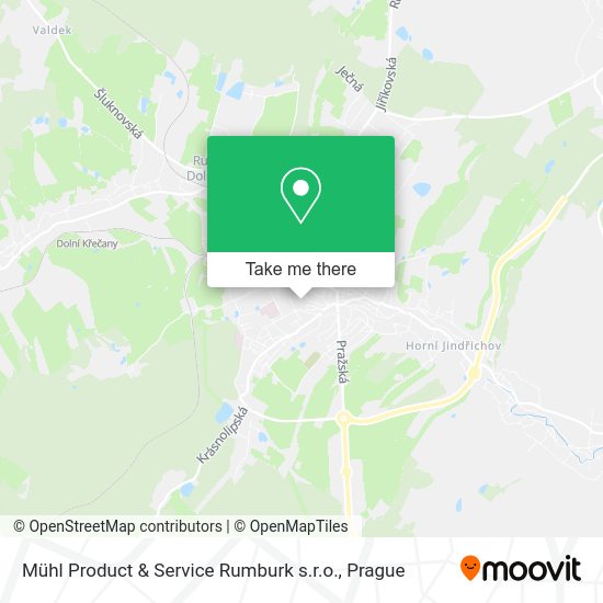 Карта Mühl Product & Service Rumburk s.r.o.