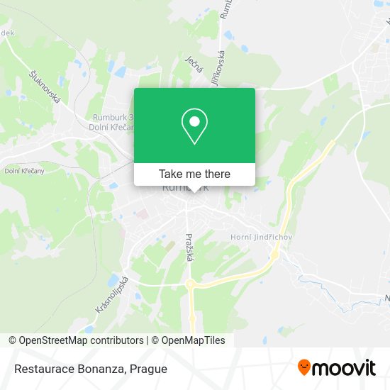 Карта Restaurace Bonanza