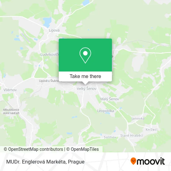 Карта MUDr. Englerová Markéta