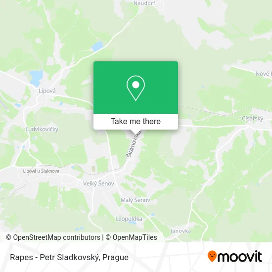Rapes - Petr Sladkovský map