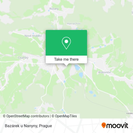 Карта Bazárek u Nanyny