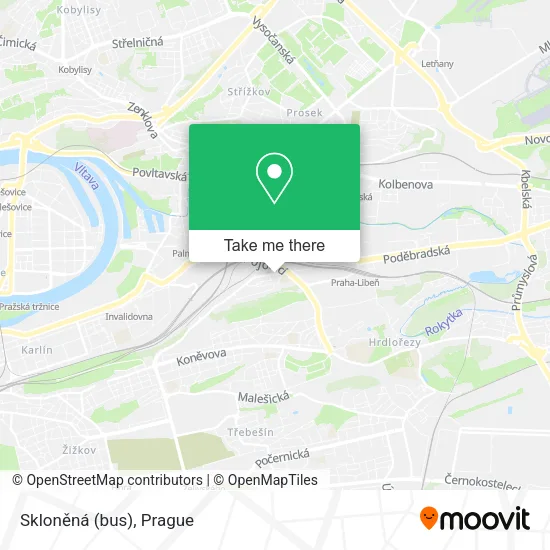 Карта Skloněná (bus)