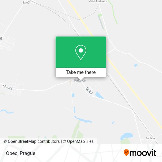Карта Obec