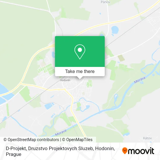 Карта D-Projekt, Druzstvo Projektovych Sluzeb, Hodonin