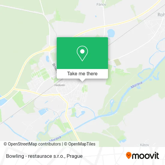 Карта Bowling - restaurace s.r.o.