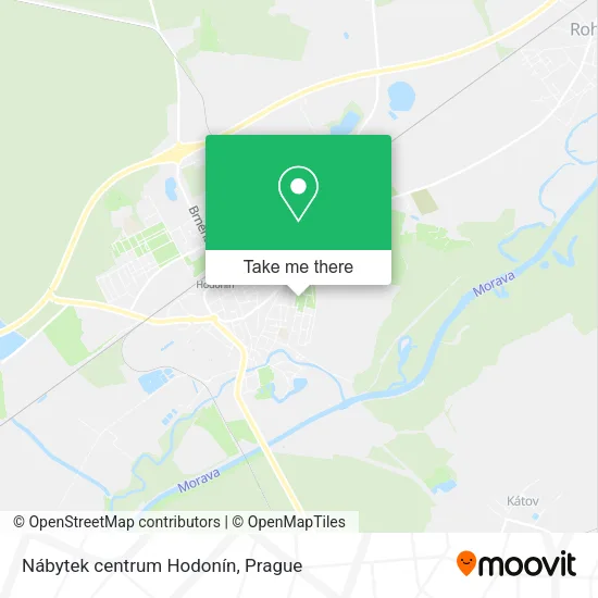 Карта Nábytek centrum Hodonín
