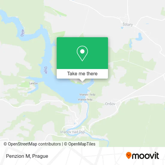 Карта Penzion M