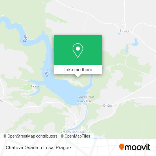 Карта Chatová Osada u Lesa