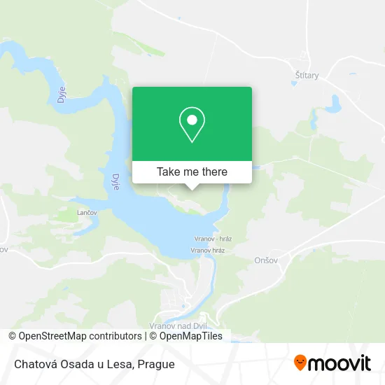 Карта Chatová Osada u Lesa