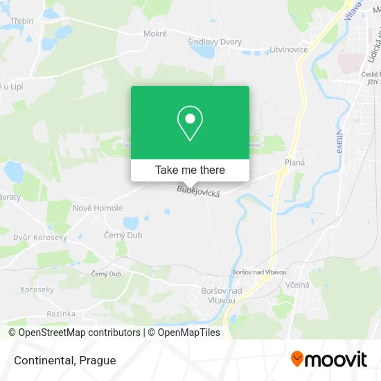 Карта Continental