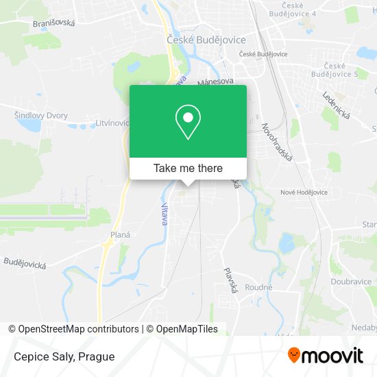 Карта Cepice Saly