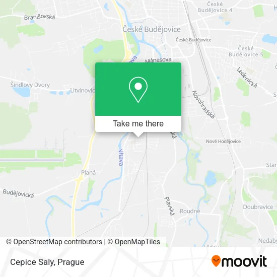 Карта Cepice Saly