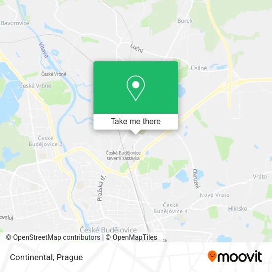 Карта Continental