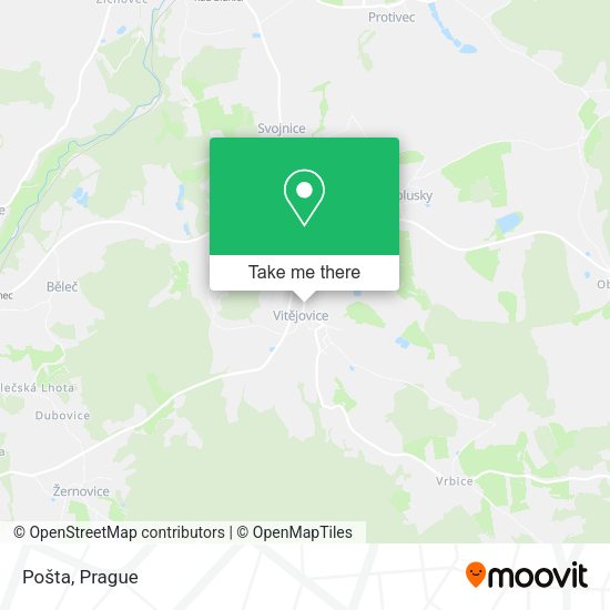 Карта Pošta
