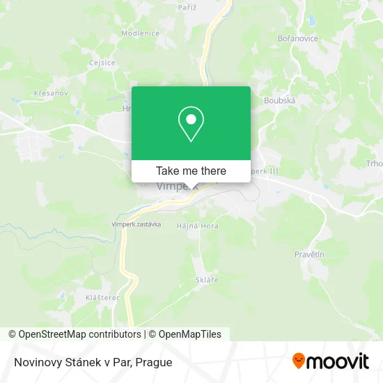 Карта Novinovy Stánek v Par