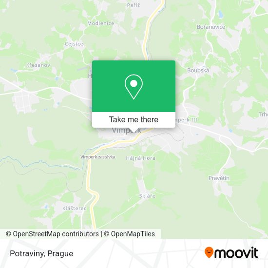 Карта Potraviny