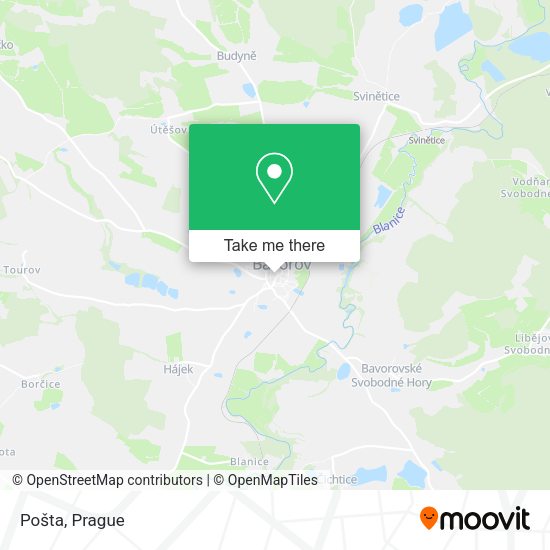 Карта Pošta