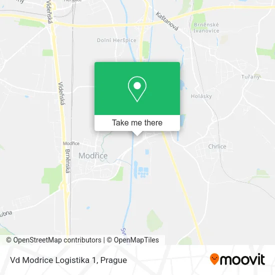 Карта Vd Modrice Logistika 1