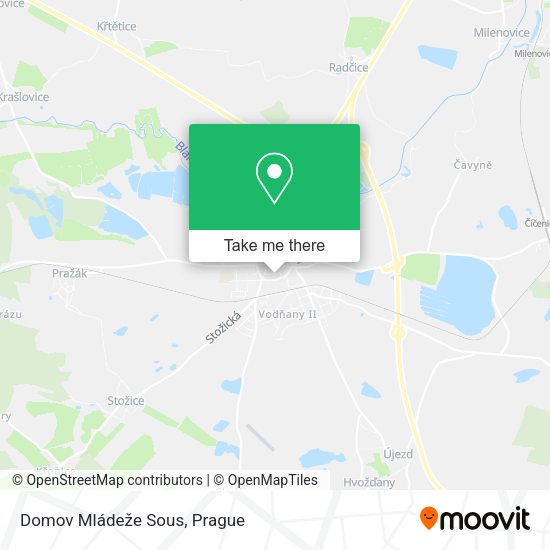 Карта Domov Mládeže Sous
