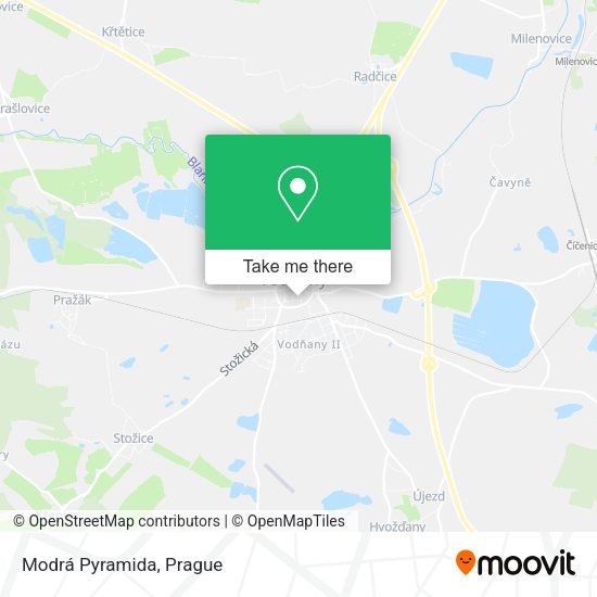 Карта Modrá Pyramida