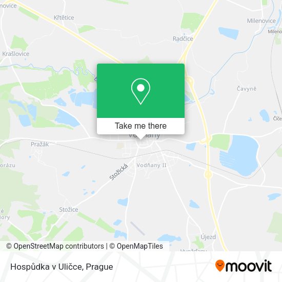 Карта Hospůdka v Uličce