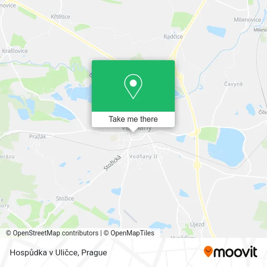 Карта Hospůdka v Uličce