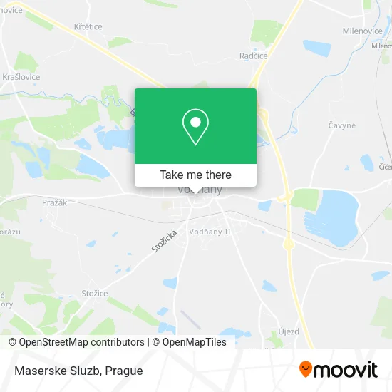 Карта Maserske Sluzb