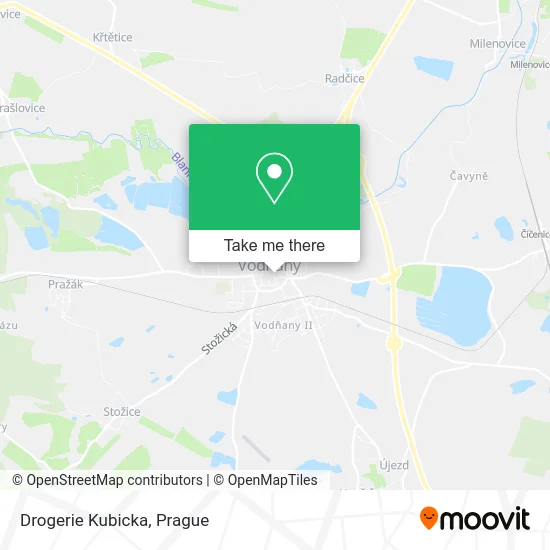 Карта Drogerie Kubicka