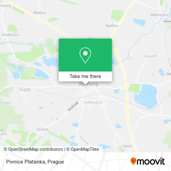 Карта Pivnice Platanka